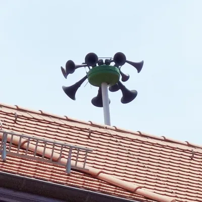 sirène toit alerte sécurité civile